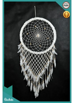 wholesale bali New! Large Fabric Hanging Dreamcatcher Combi Crocheted, Dream Catchers