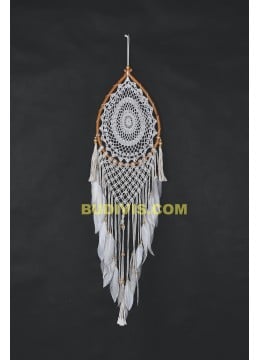 wholesale bali Tear Drop Bohemian Style Macrame Wall Hanging Dreamcatcher, Dream Catchers