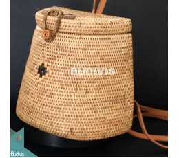 Image of Backpack Style Rattan Bag ,Best Quality Rattan Bag Fashion Bags Source: CV.Budivis in Bali, Indonesia