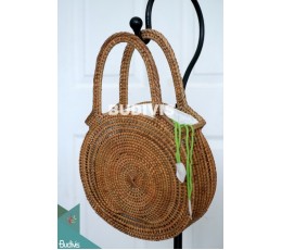 Image of Natural Color Rattan Handwoven Hand Bag Fashion Bags Source: CV.Budivis in Bali, Indonesia