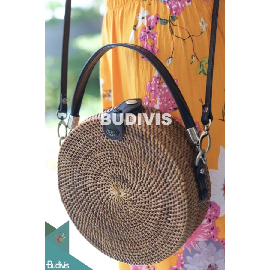 Rattan Bamboo Handle Bag | Talbots
