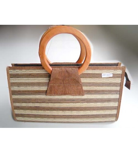Wood Skin Natural Bag