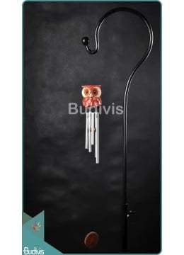 wholesale bali Owl Aluminium Wind Chimes Relaxing Sound, Garden Decoration