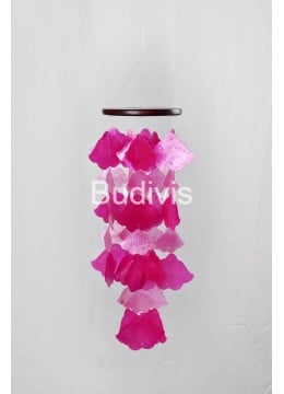 wholesale bali Flower Shape Capiz Wind Chimes Relaxing Sound, Garden Decoration