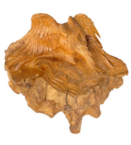 Natural Wood Root Eagle