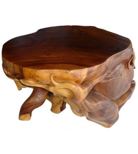 Natural Wood Root Table