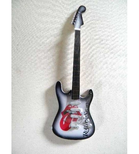 Miniature Guitar Rolling Stones