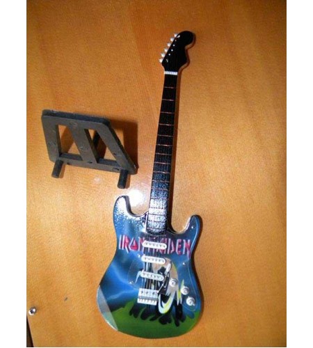 Miniature Guitar Iron Maiden
