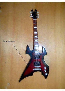 Image of Miniature Guitar Metallica Type Handicraft Source: CV.Budivis in Bali, Indonesia