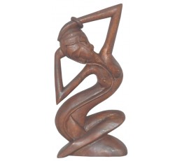 Image of Wood Carving Woman Abstract Home Decoration Source: CV.Budivis in Bali, Indonesia
