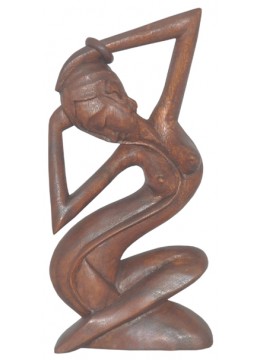 wholesale bali Wood Carving Woman Abstract, Home Decoration