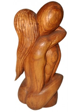 wholesale bali Wood Carving Couple Human, Home Decoration