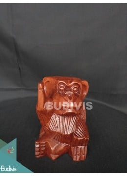 wholesale bali Animal Wood Carved Fucking Mongkeymanufacture, Home Decoration