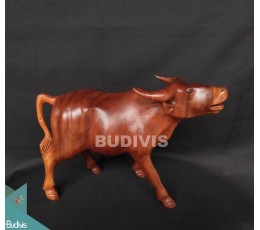 Image of Bali Manufacturer Wood Carved Cow Wholesale Home Decoration Source: CV.Budivis in Bali, Indonesia