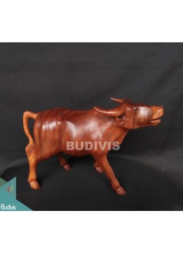 Image of Bali Manufacturer Wood Carved Cow Wholesale Home Decoration Source: CV.Budivis in Bali, Indonesia