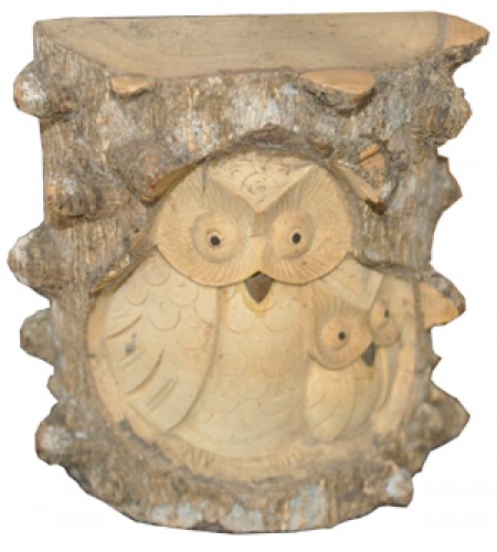 Wood Carving Owl 1 Baby
