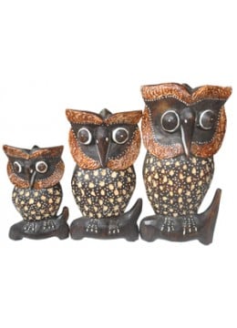 wholesale bali Owl Home Decor Set, Home Decoration