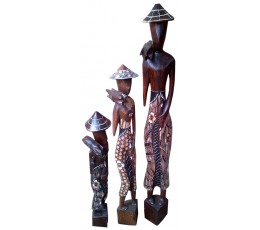 Image of People Statue set of 3 Home Decoration Source: CV.Budivis in Bali, Indonesia