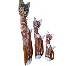 Image of Cat Statue set of 3 Home Decoration Source: CV.Budivis in Bali, Indonesia