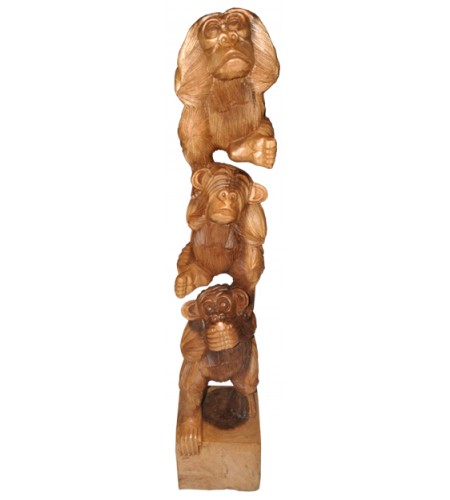Wood Carving Monkey