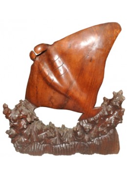 wholesale bali Wood Carving Fish stingray, Home Decoration