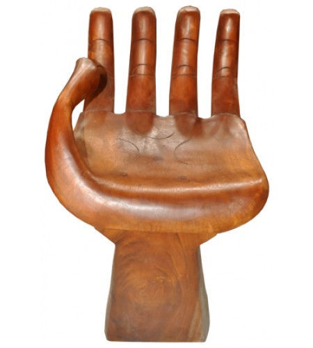 Wood Carving Chair Hand