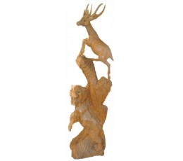 Image of Wood Carving Animal Statue Home Decoration Source: CV.Budivis in Bali, Indonesia