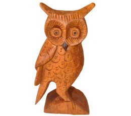 Image of Wood Carving Owl Statue Home Decoration Source: CV.Budivis in Bali, Indonesia