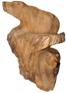 Image of Wood Carving Bear Statue Home Decoration Source: CV.Budivis in Bali, Indonesia