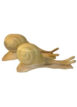 wholesale bali Wood Carving Snail Statue, Home Decoration