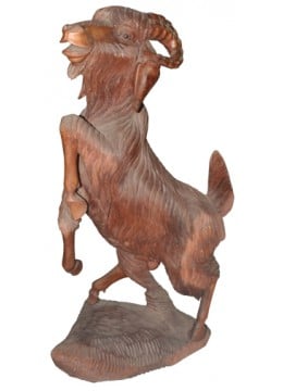 wholesale bali Wood Carving Sheep Statue, Home Decoration