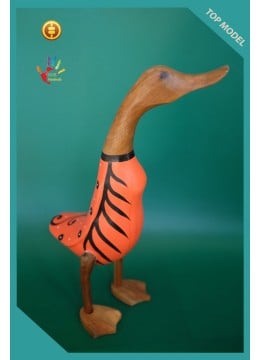 wholesale bali For Sale Top Model Semi Painted Wood Duck, Home Decoration