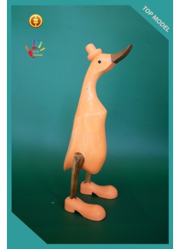 wholesale bali Best Selling Wood Duck Hand Washed Finishing Painted, Home Decoration