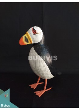 Image of Figurine Realistic Miniature Wooden Birds Carving Hand Painted Garden Decor Home Decoration Source: CV.Budivis in Bali, Indonesia