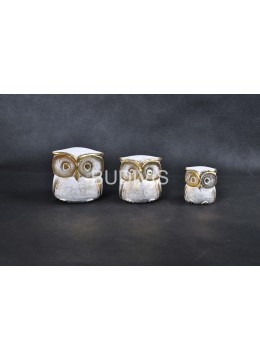 wholesale bali Mini Owl, Set Wooden Animal Home Decoration, Home Decoration