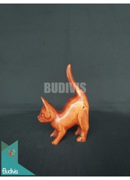 Image of Best Seller Wood Carved Cat From Indonesia Home Decoration Source: CV.Budivis in Bali, Indonesia