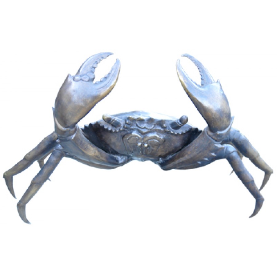 Antique Bronze Crab Art