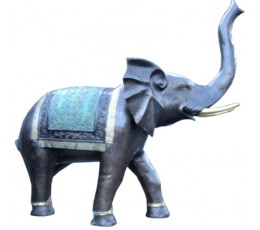 Image of Antique Bronze Art Elephant Home Decoration Source: CV.Budivis in Bali, Indonesia
