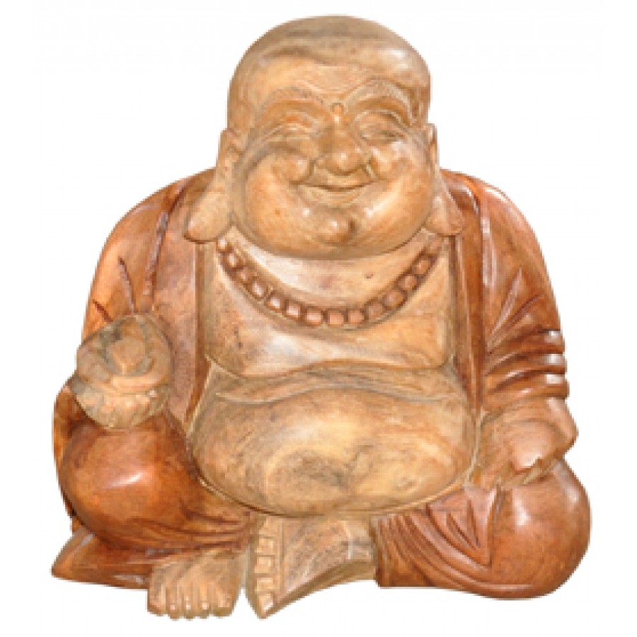 Wood Carving Antique Buddha