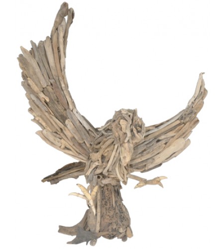 Eagle Decor Recycled Driftwood