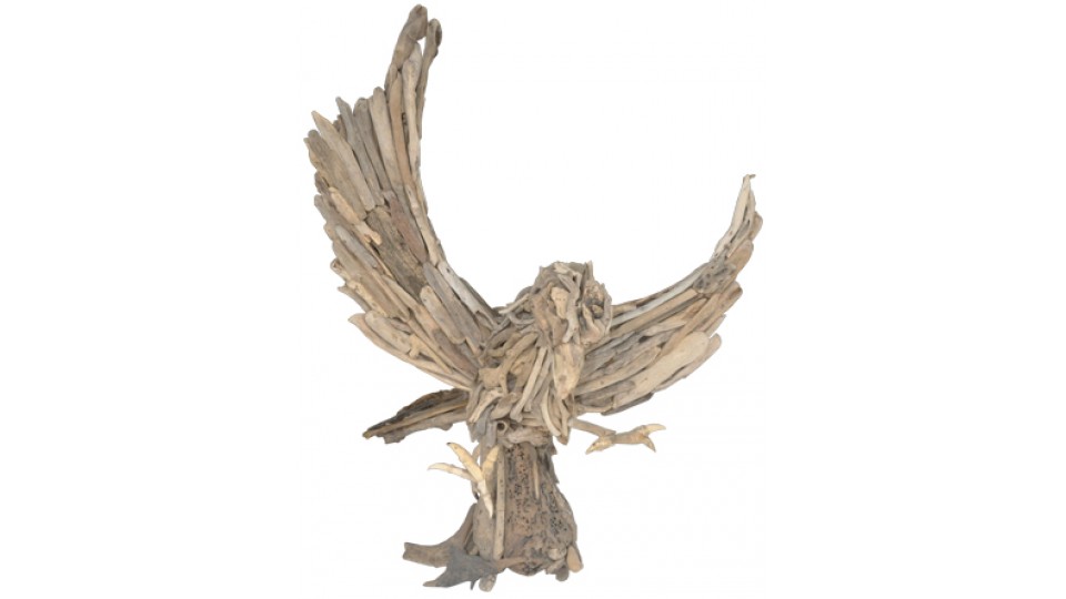 Eagle Decor Recycled Driftwood