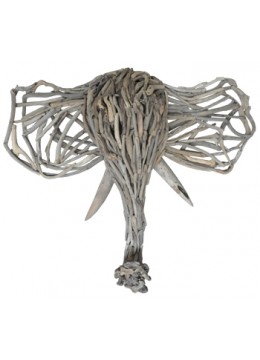 Image of Head Gajah Recycled Driftwood Home Decoration Source: CV.Budivis in Bali, Indonesia
