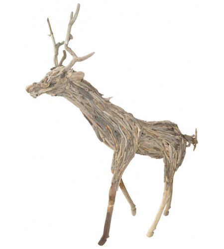 Deer Decor Recycled Driftwood