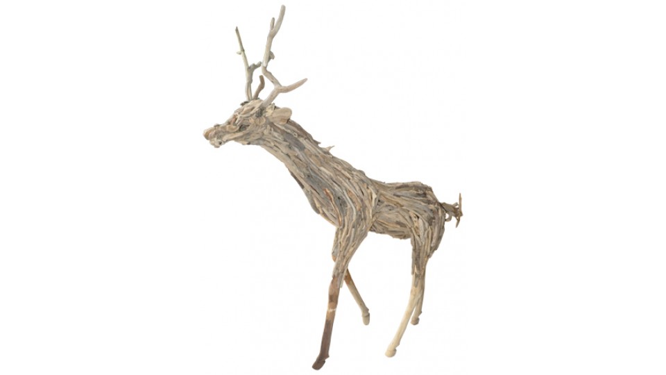 Deer Decor Recycled Driftwood