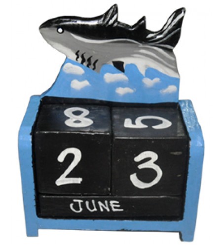 Box Calendar Dolphin Decor