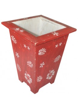 wholesale bali Painted Wood Bins Storage, Home Decoration