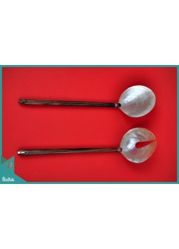 wholesale bali Cheap Seashell Couple Spoon Decorative Direct Artisans, Home Decoration