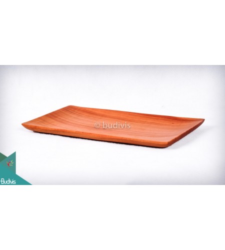 Wooden Rectangular Tray Food Storage Small