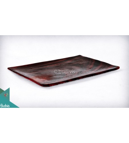 Wooden Plate Square Small