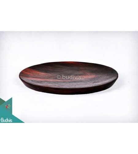 Wooden Plate Round Small